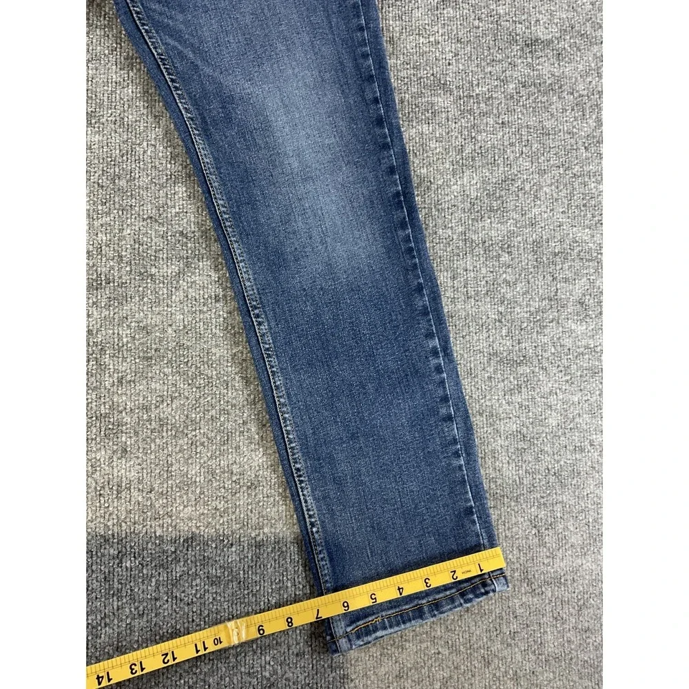 Levi's 511 Slim Fit Jeans Mens 34x30 Medium Wash Blue Denim Stretch Straight Pan